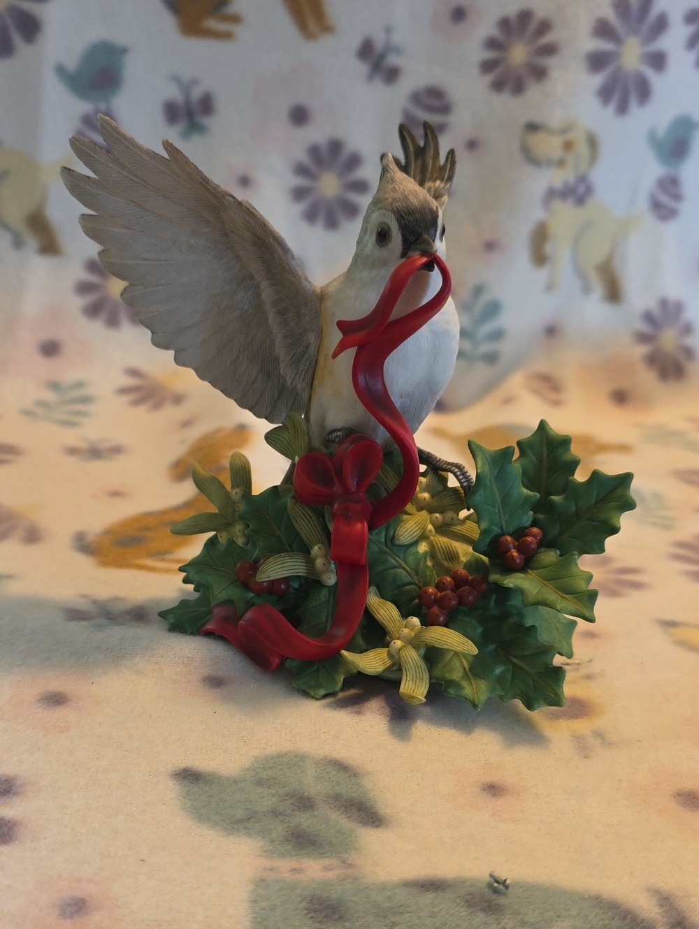 1999 "Christmas Tufted Titmouse" by Lenox